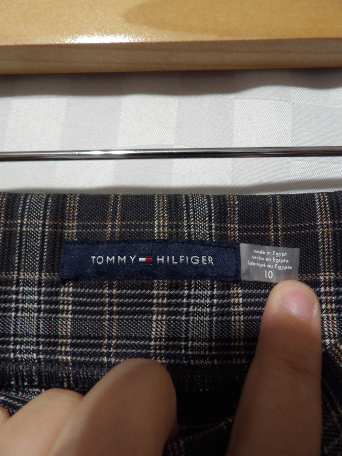 TOMMY HILFIGER Plaid Pants | 10