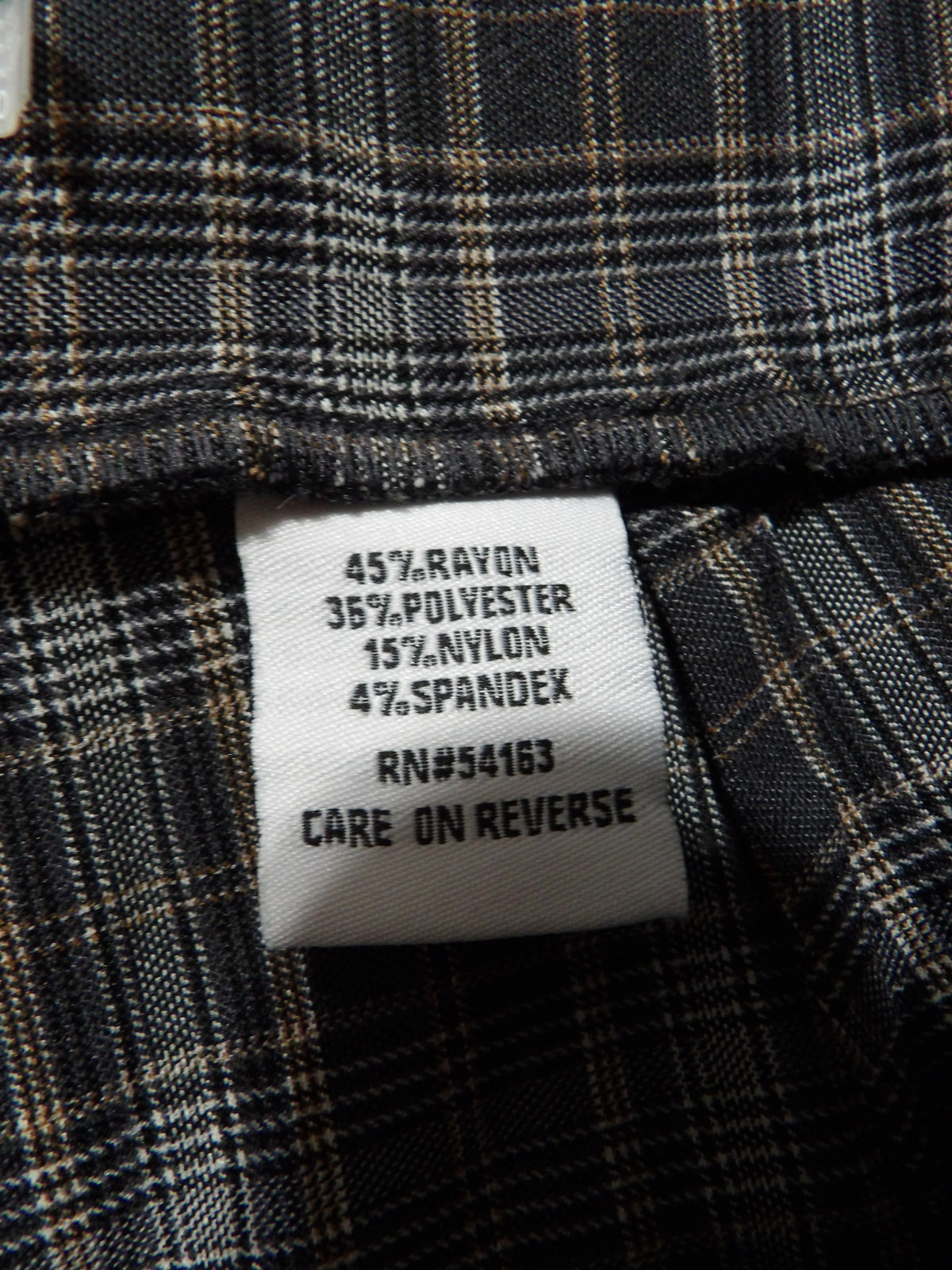 TOMMY HILFIGER Plaid Pants | 10
