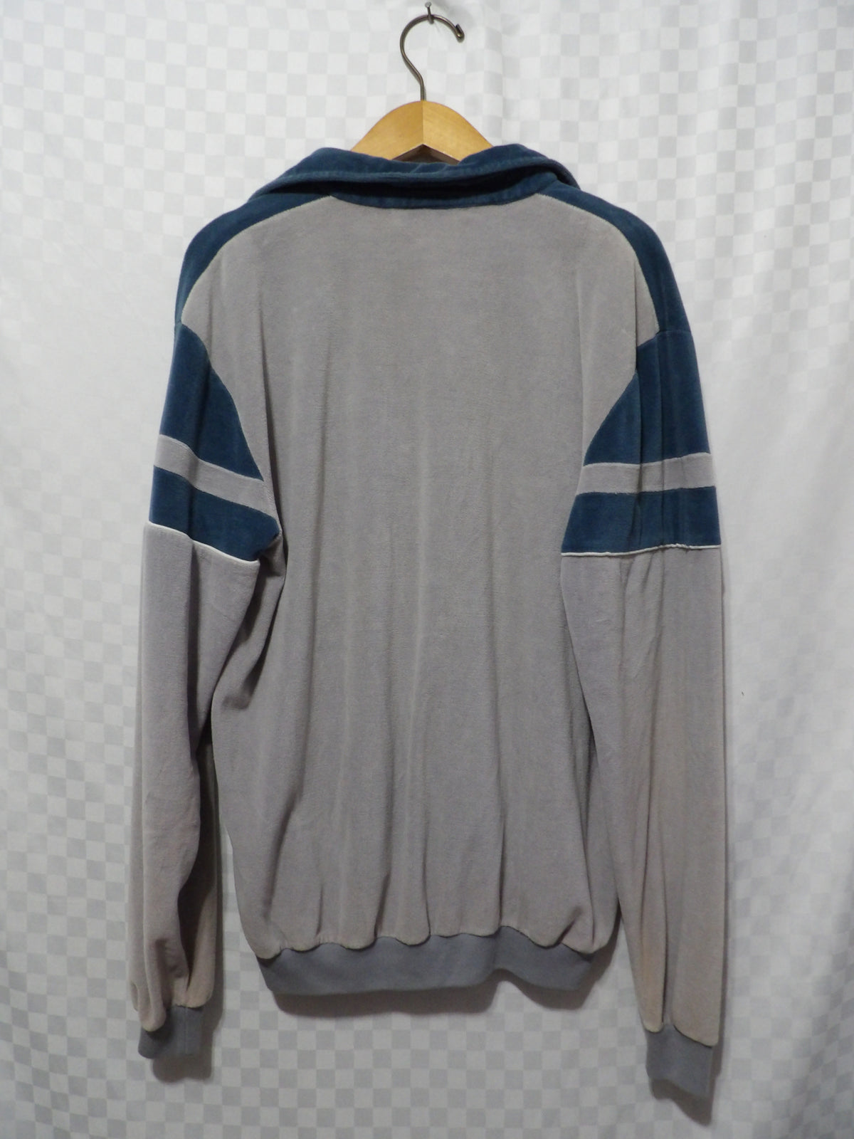 TRENT Vintage Velour Sweater | L