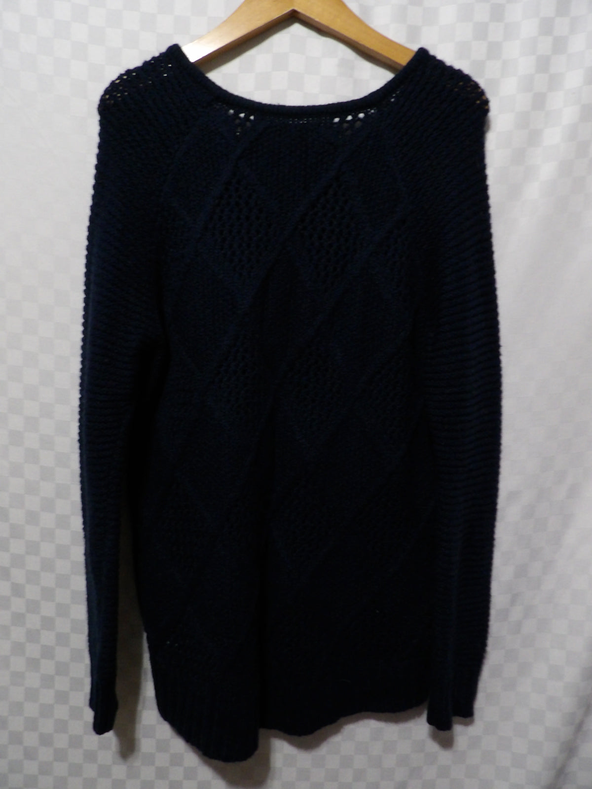 AMERICAN EAGLE Cable Knit Wool Blend Sweater | S