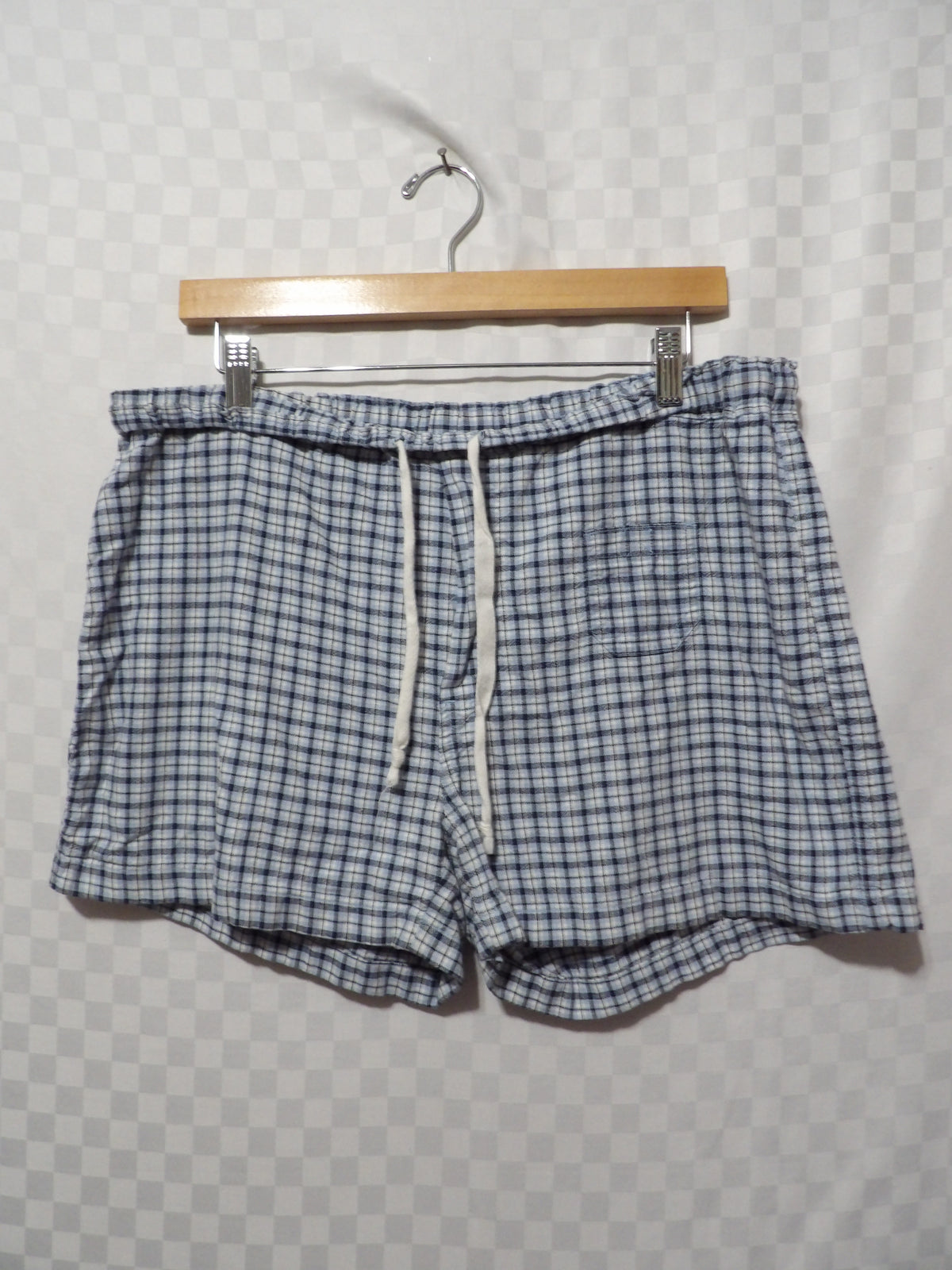 FADED GLORY Vintage Plaid Pajama Shorts | L