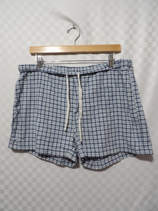 FADED GLORY Vintage Plaid Pajama Shorts | L