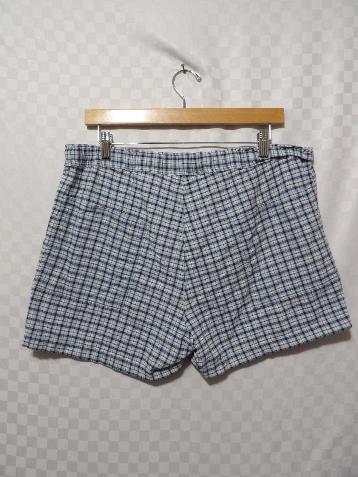 FADED GLORY Vintage Plaid Pajama Shorts | L