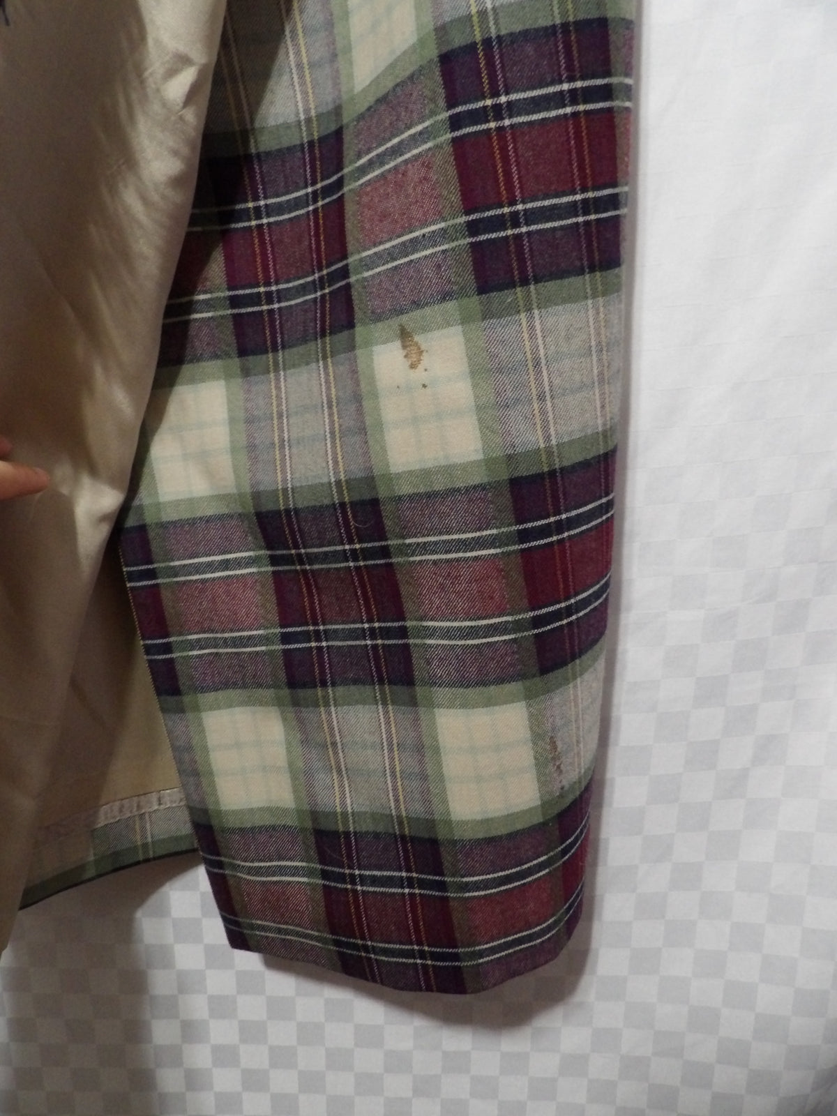 TALBOTS Vintage Wool Plaid Wrap Skirt | 4