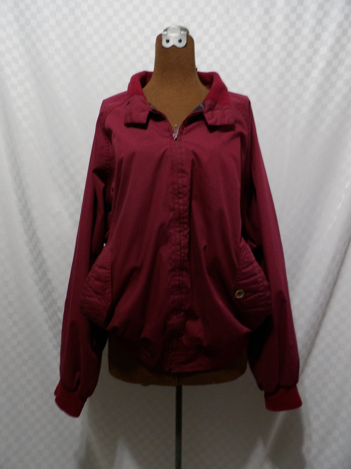 Vintage Burgundy Jacket | XL