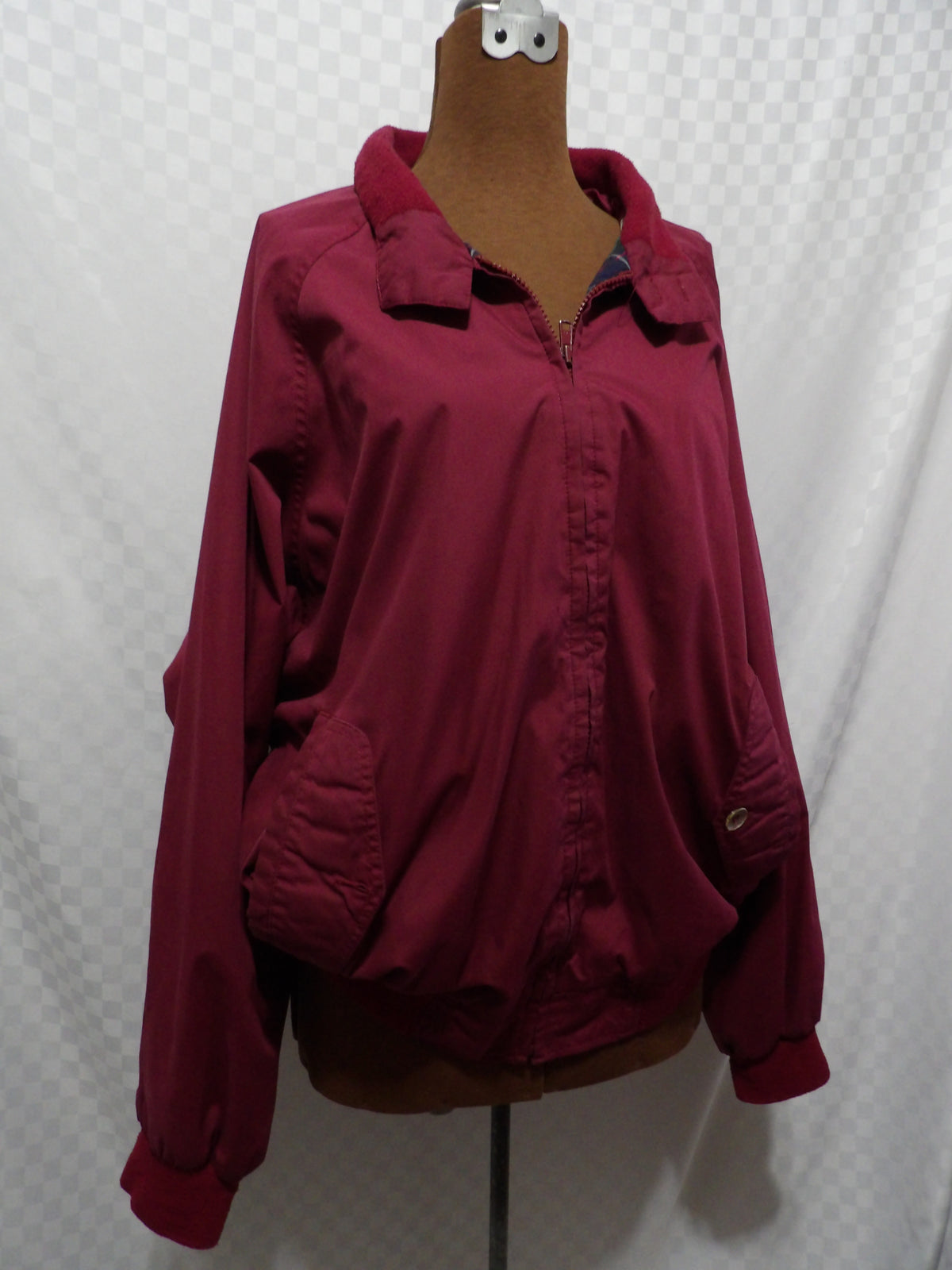 Vintage Burgundy Jacket | XL