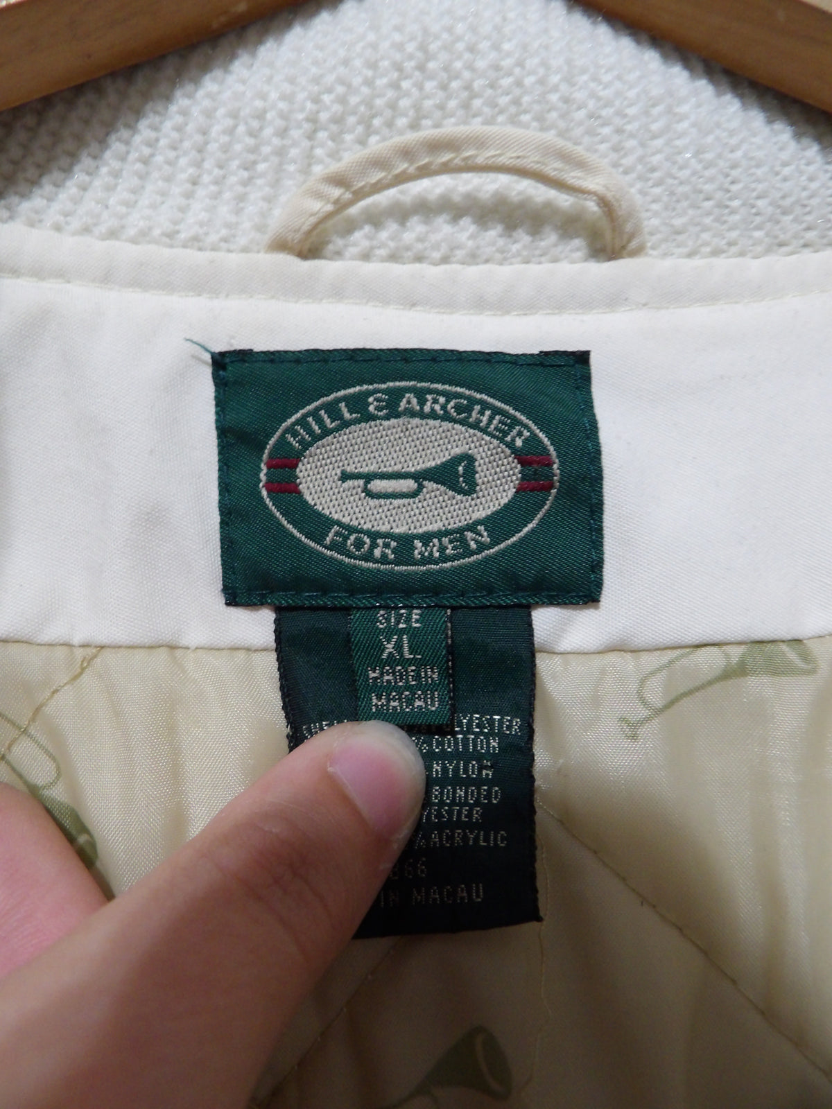 HILL & ARCHER Vintage White Jacket | XL