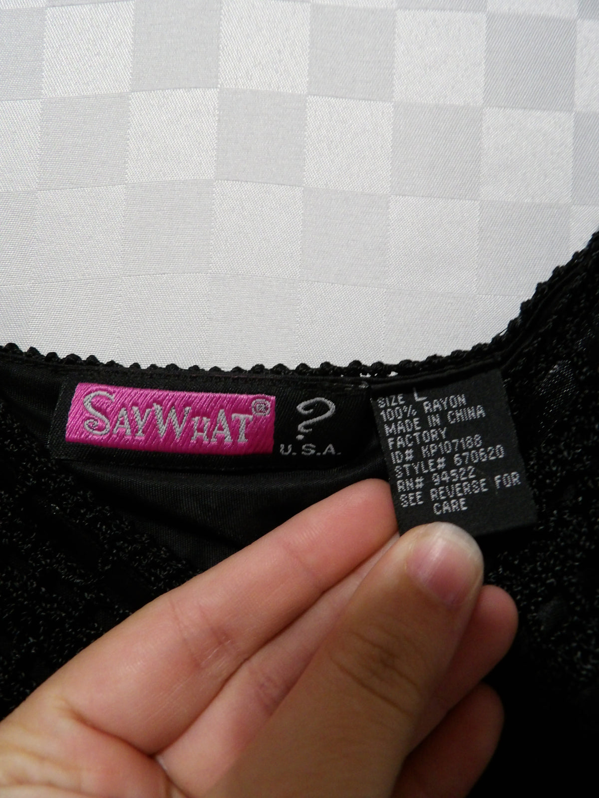 SAY WHAT? Y2K Vintage Crochet Camisole | L