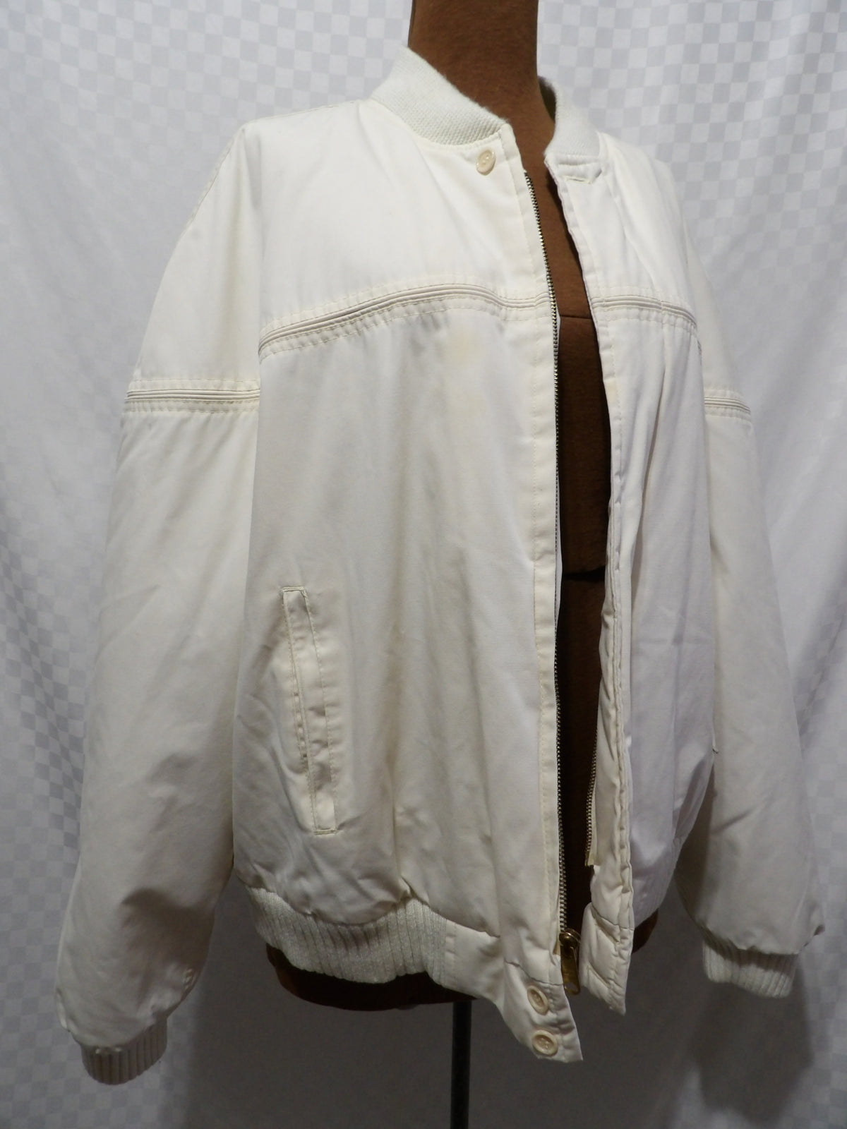 HILL & ARCHER Vintage White Jacket | XL