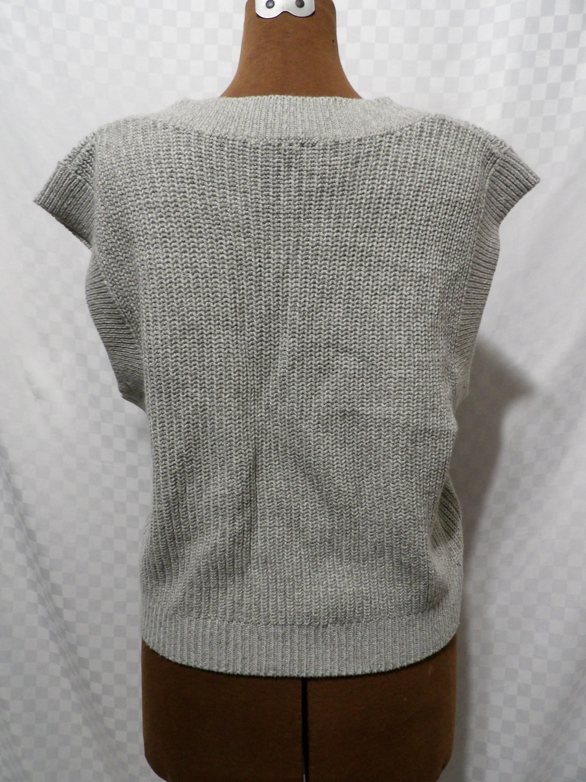 H&M Gray Boxy Sweater Vest | M