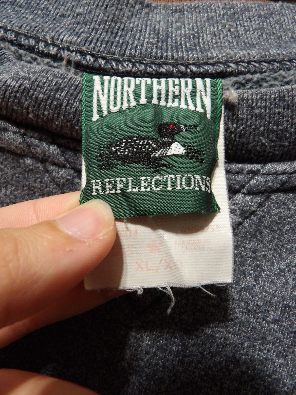 NORTHERN REFLECTIONS Vintage Crewneck Sweatshirt | XL