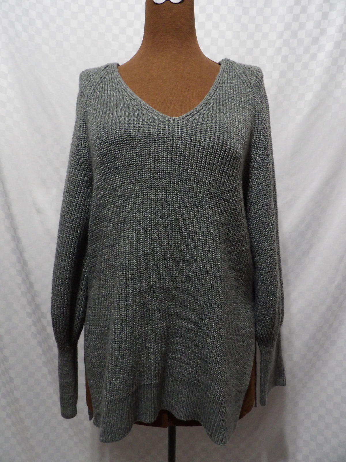 FALLS CREEK Gray Relaxed Fit Sweater | XL