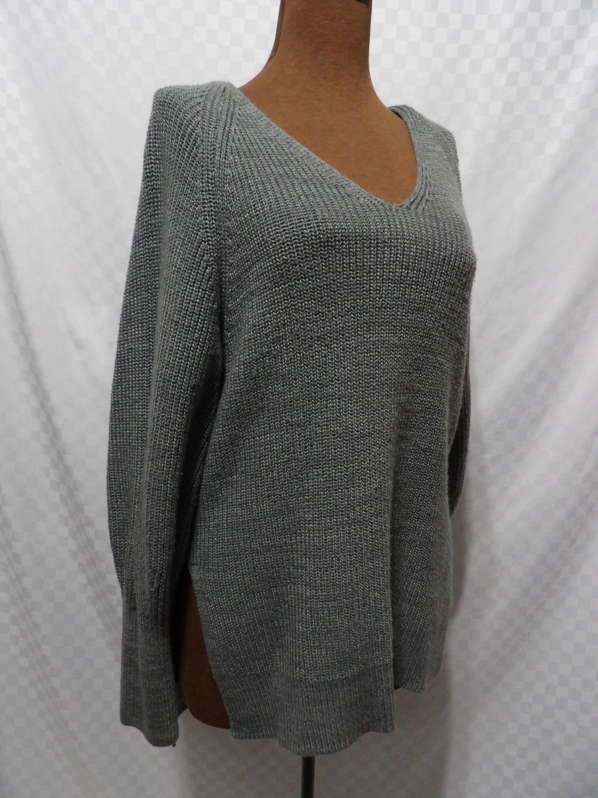 FALLS CREEK Gray Relaxed Fit Sweater | XL