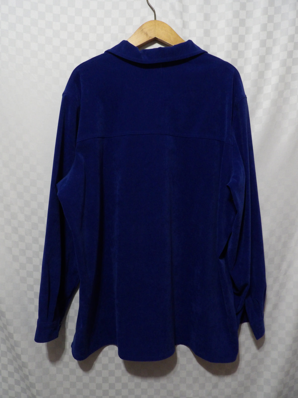 ALLISON DALEY Vintage Cobalt Blue Button Up | 22W