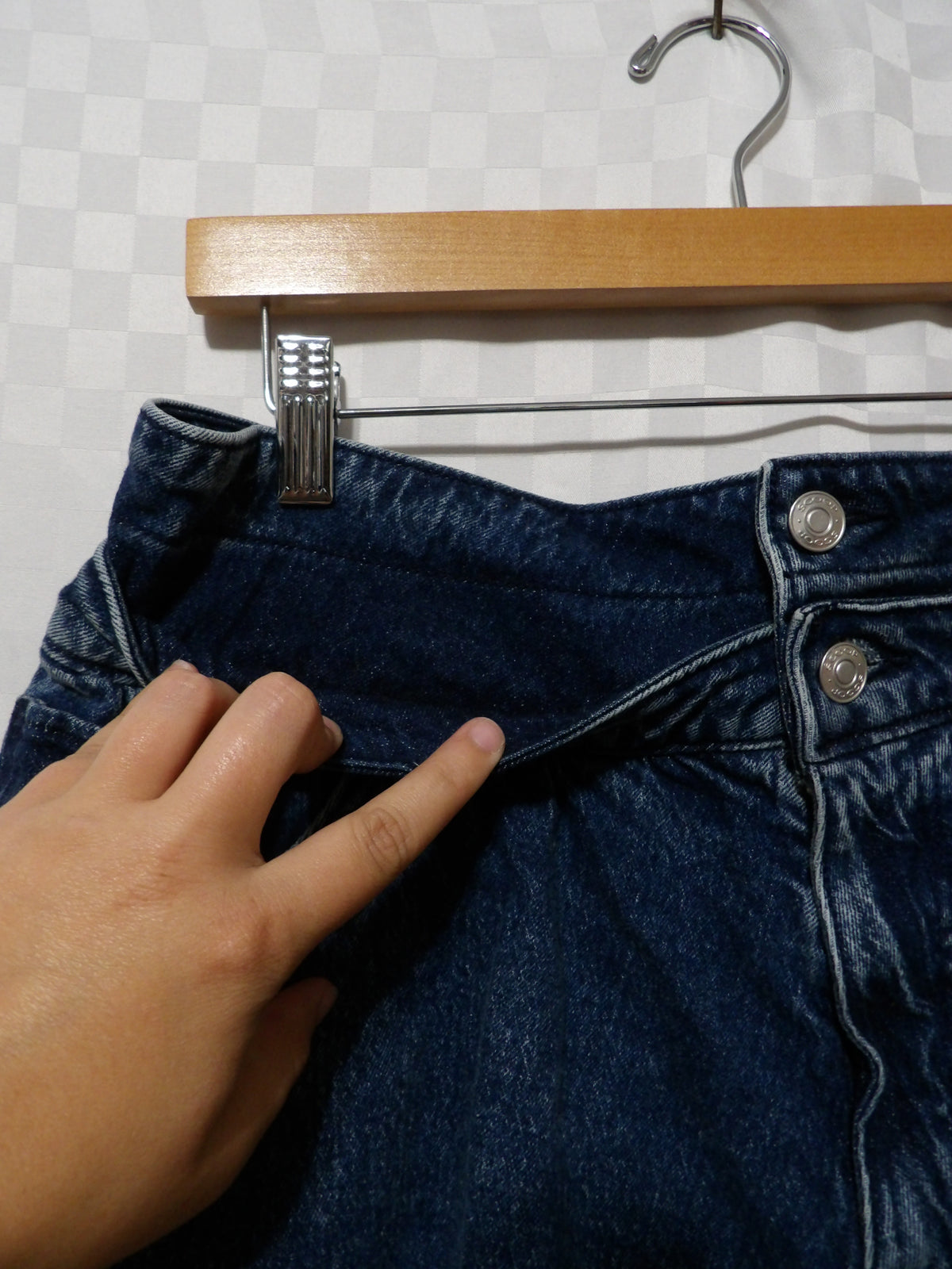 SCOOP Y2K Double Waistband Denim Skirt | 12