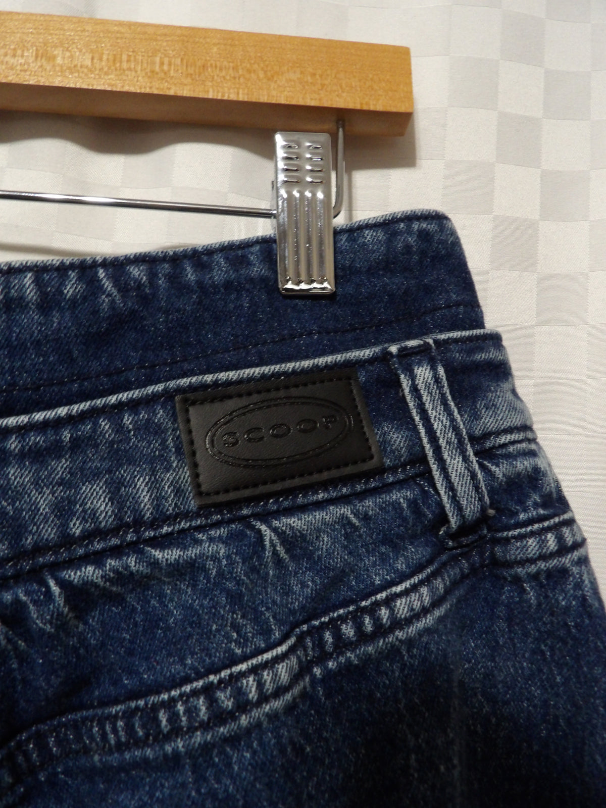 SCOOP Y2K Double Waistband Denim Skirt | 12