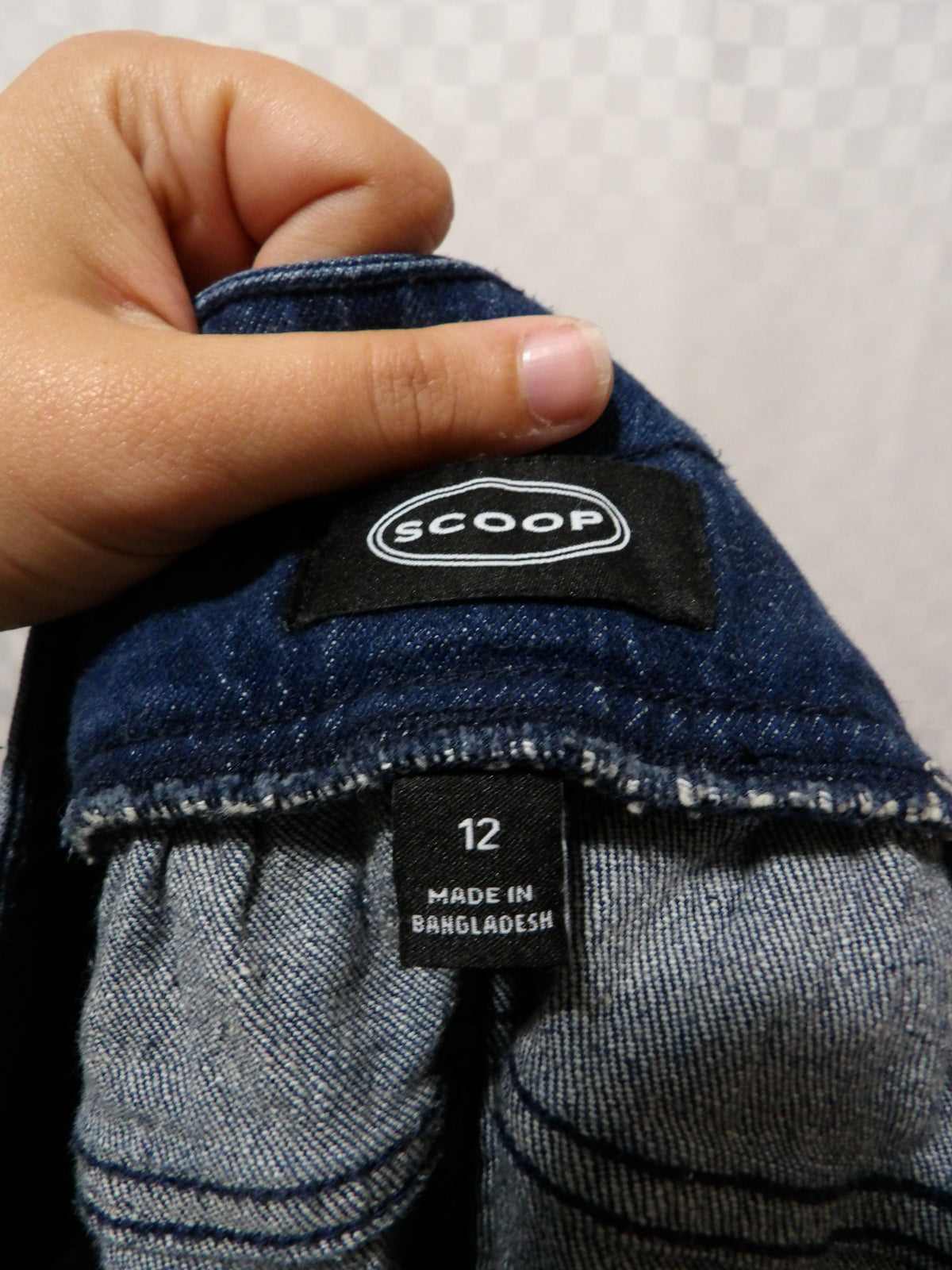 SCOOP Y2K Double Waistband Denim Skirt | 12
