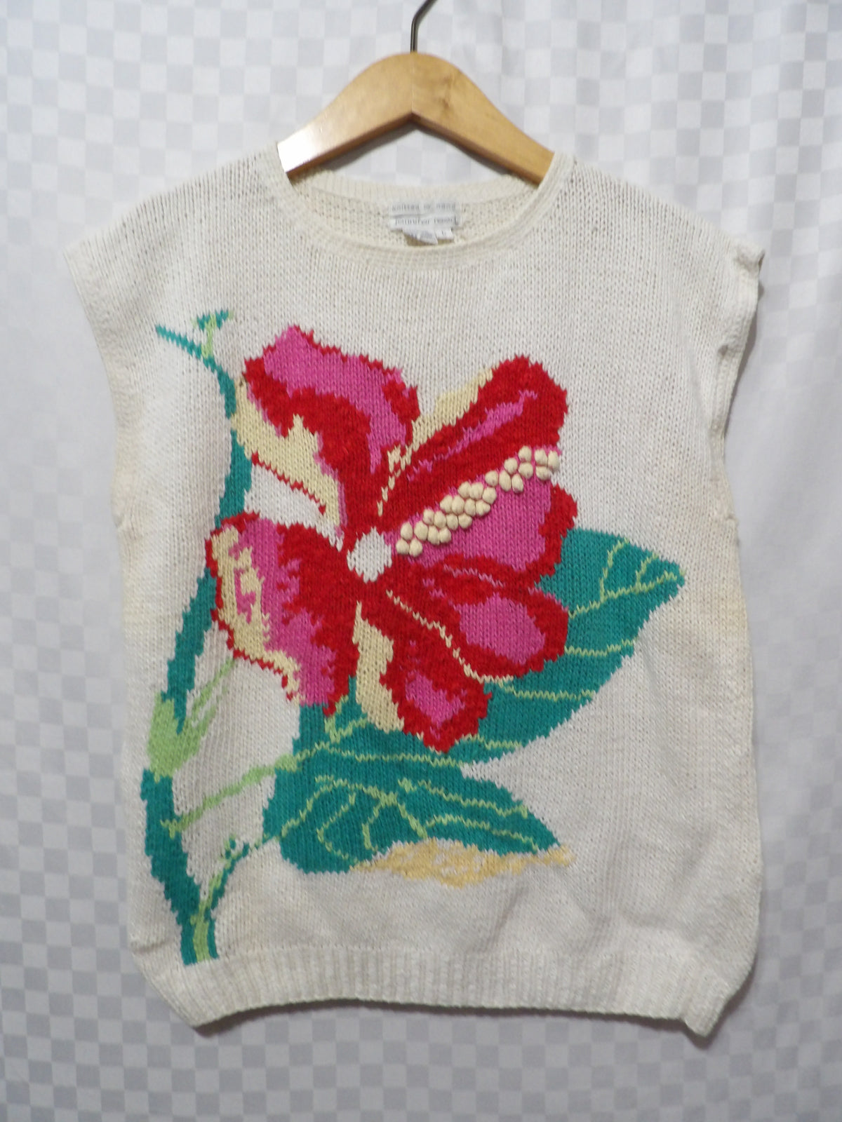 JENNIFER REED Vintage Hand Knit Sweater Top | L