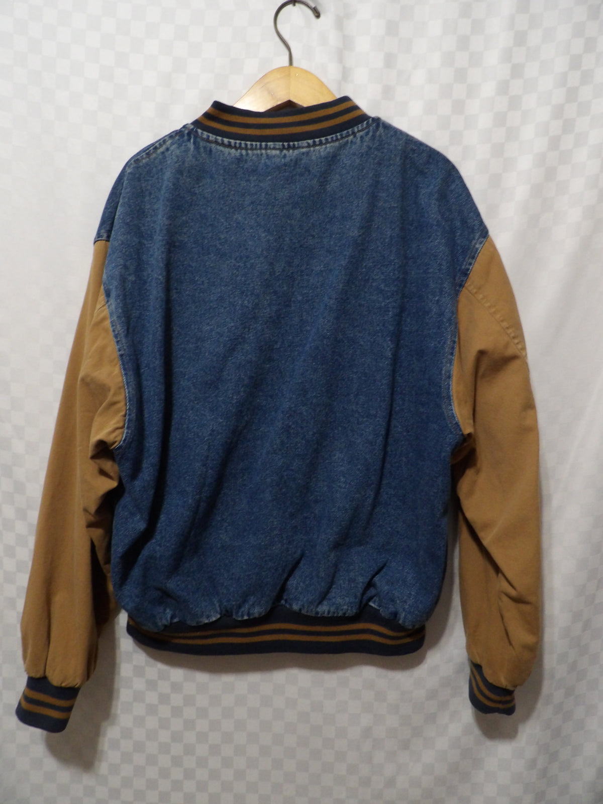DUNBROOKE Vintage Denim Bomber Jacket | XL