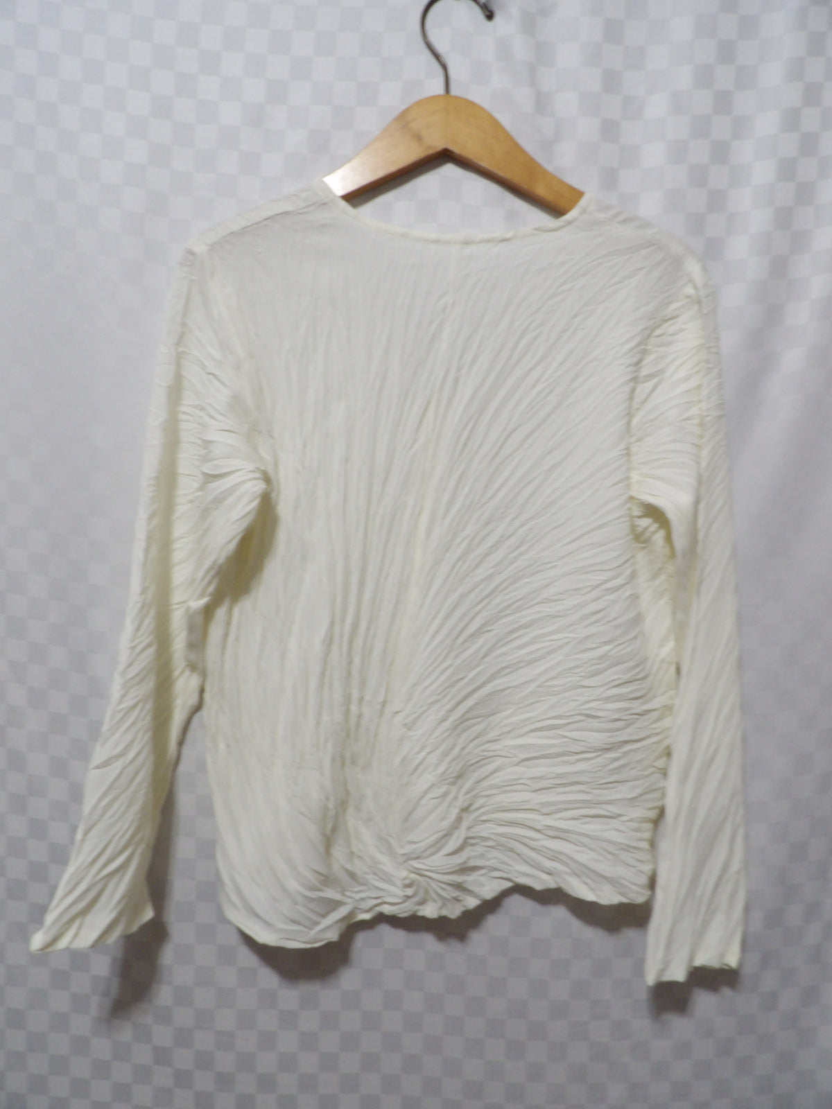 BABETTE Vintage Crinkled Plisse Blouse | S