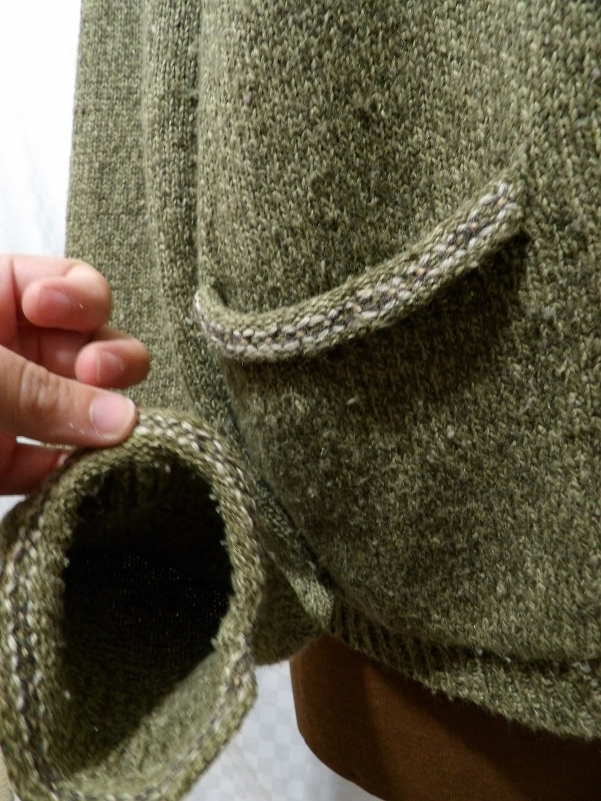 WOOLRICH Vintage Green Button Up Cardigan | L