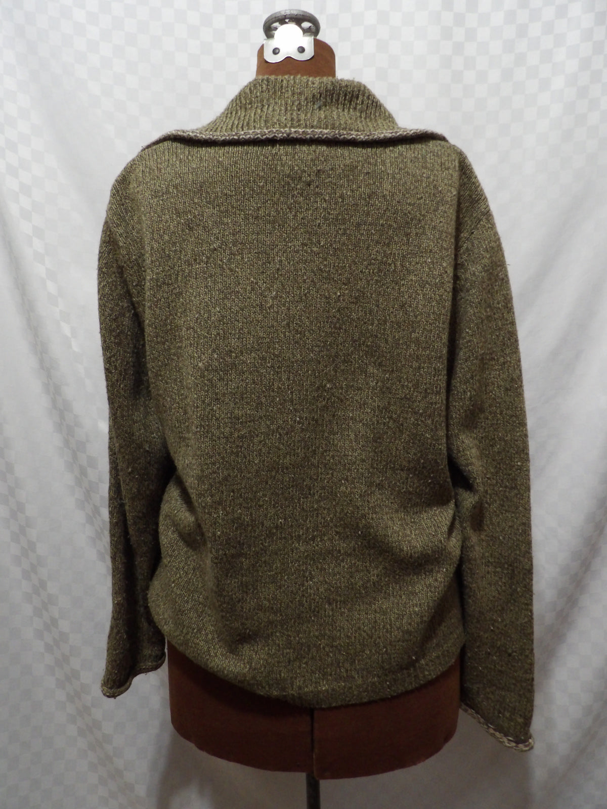 WOOLRICH Vintage Green Button Up Cardigan | L