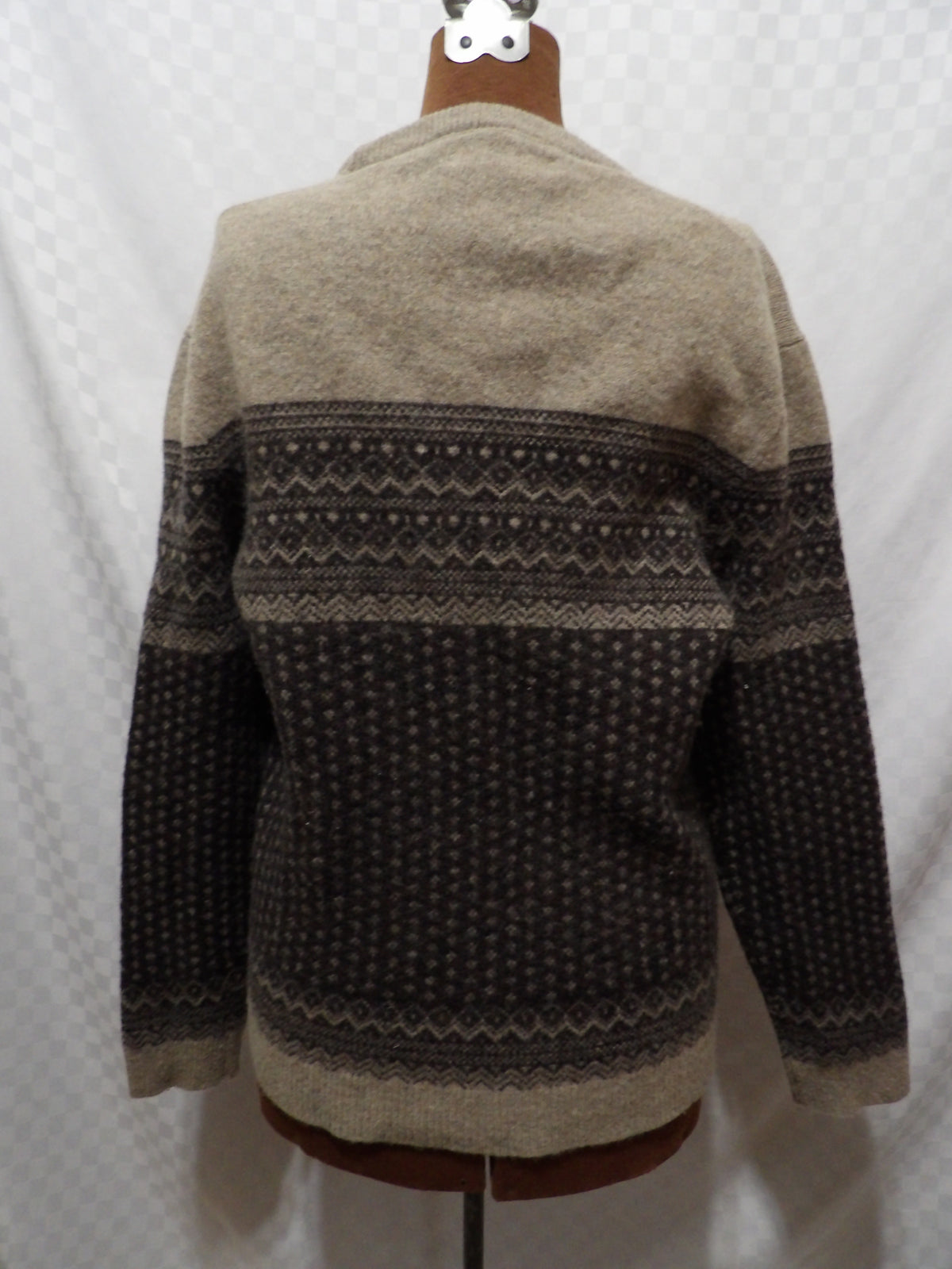 TASSO ELBA Vintage Lambswool Fair Isle Sweater | L