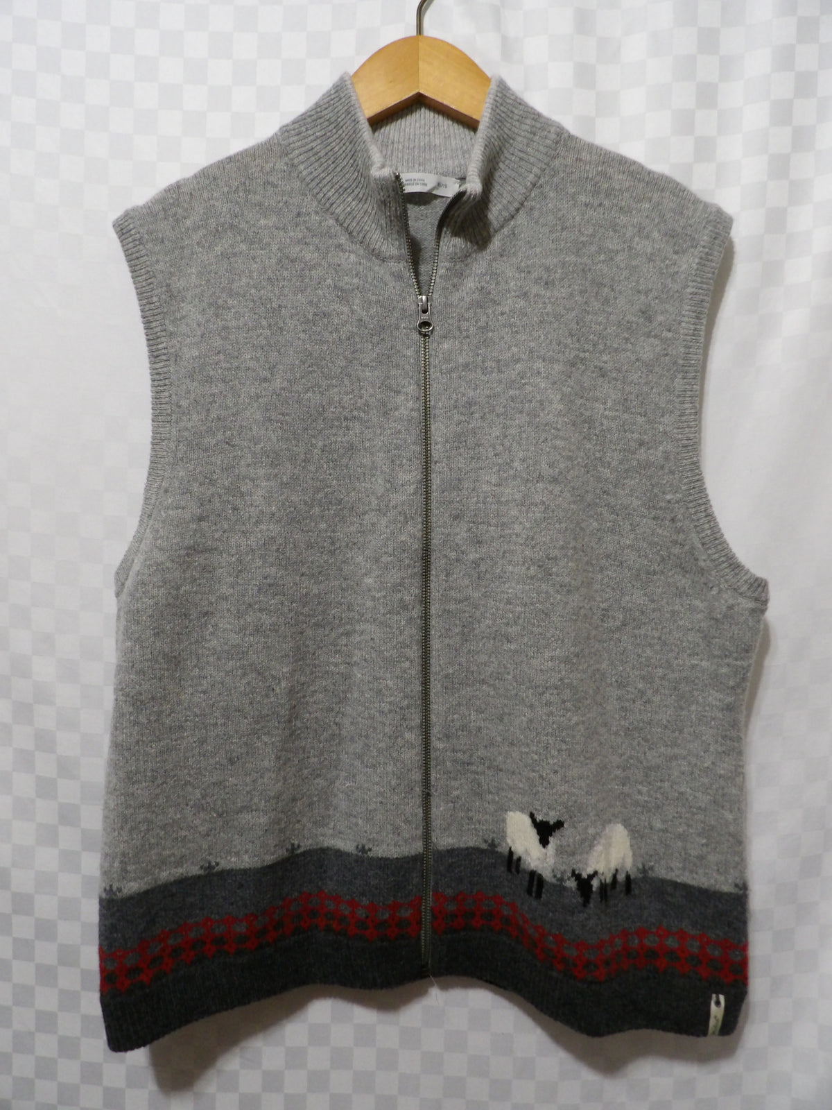 WOOLRICH Grazing Sheep Sweater Vest | XL