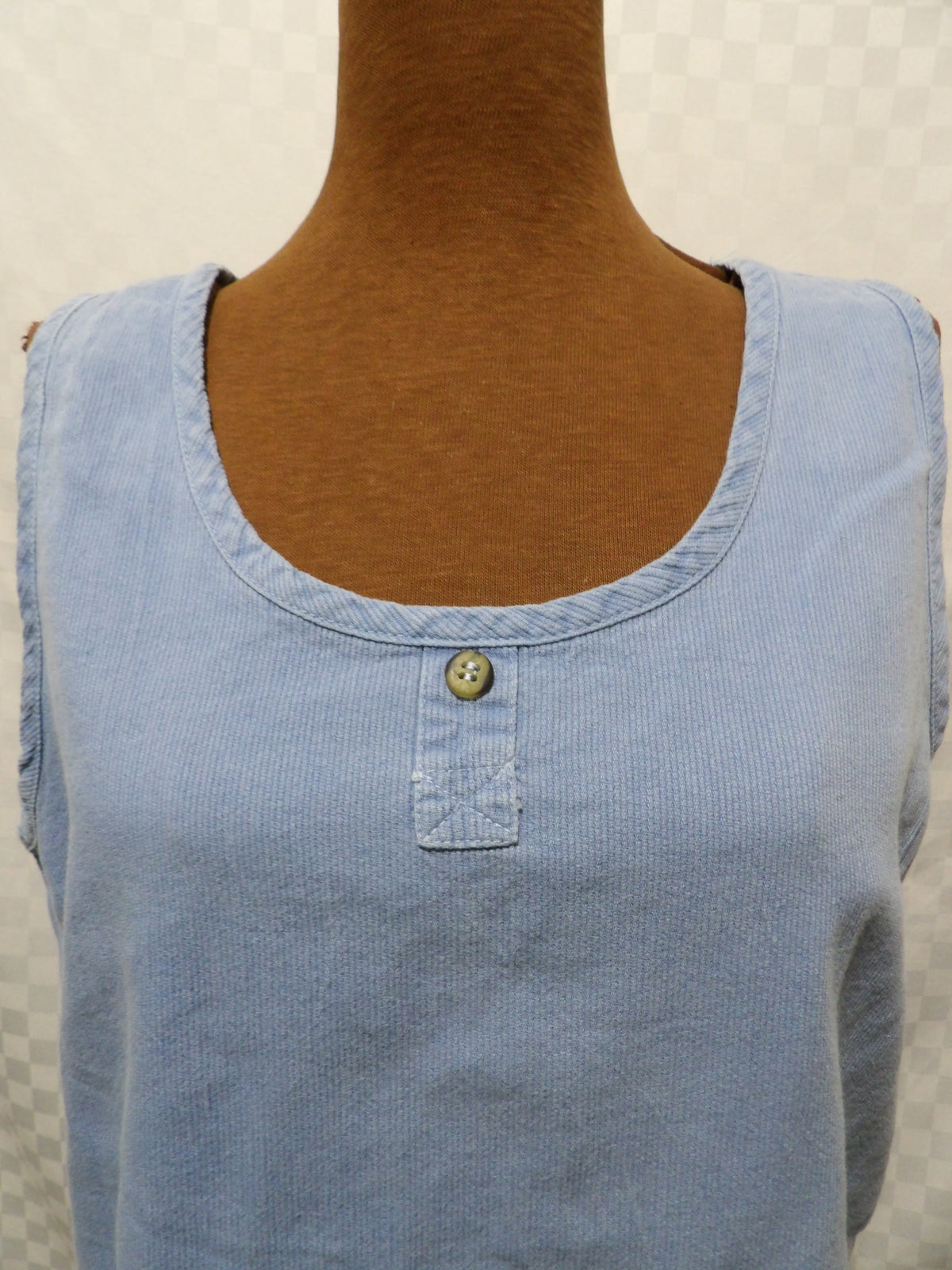 WEK Vintage Ribbed Tank Top | XL