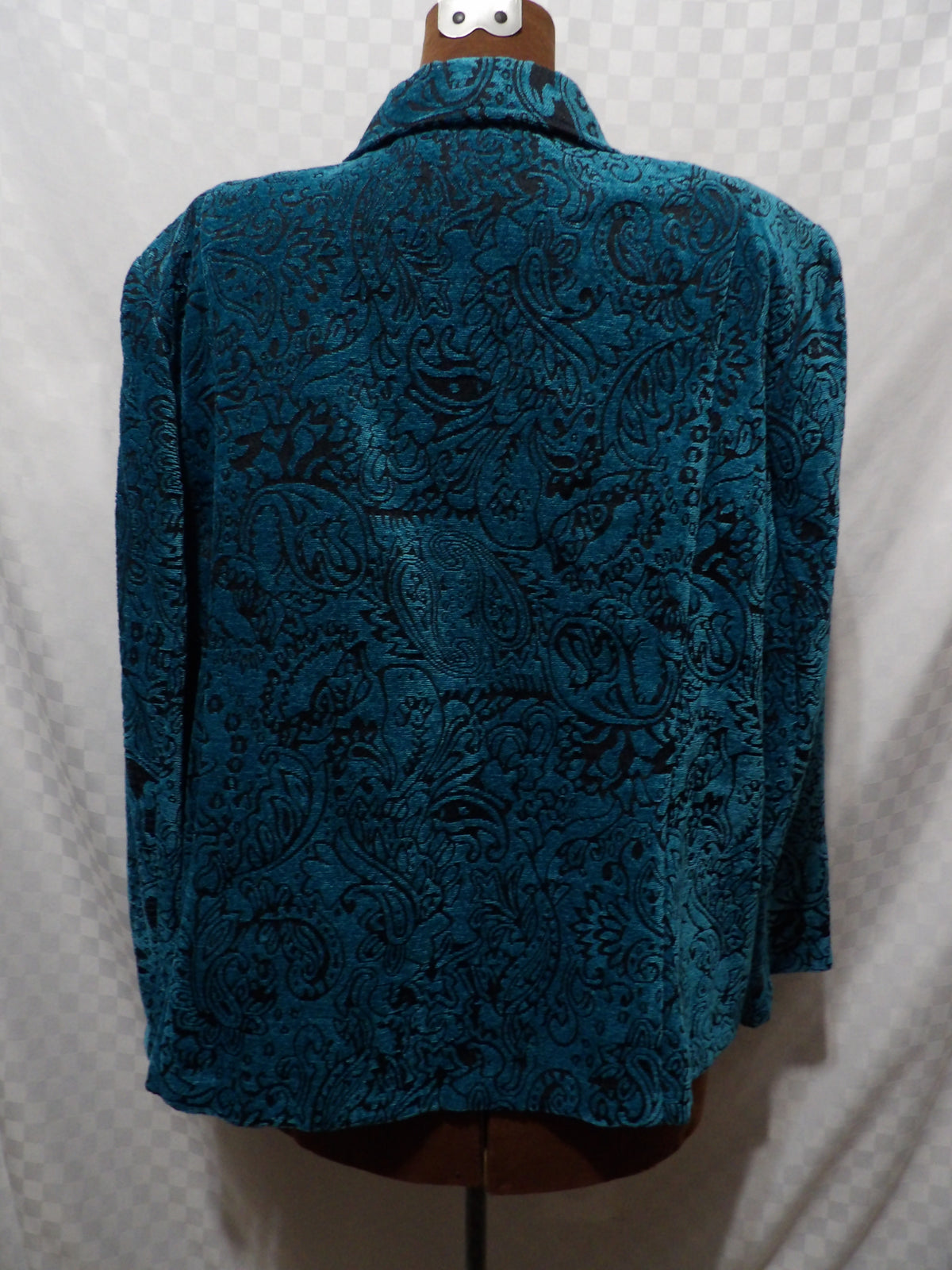 C.J. BANKS Vintage Paisley Velour Jacket | 1X