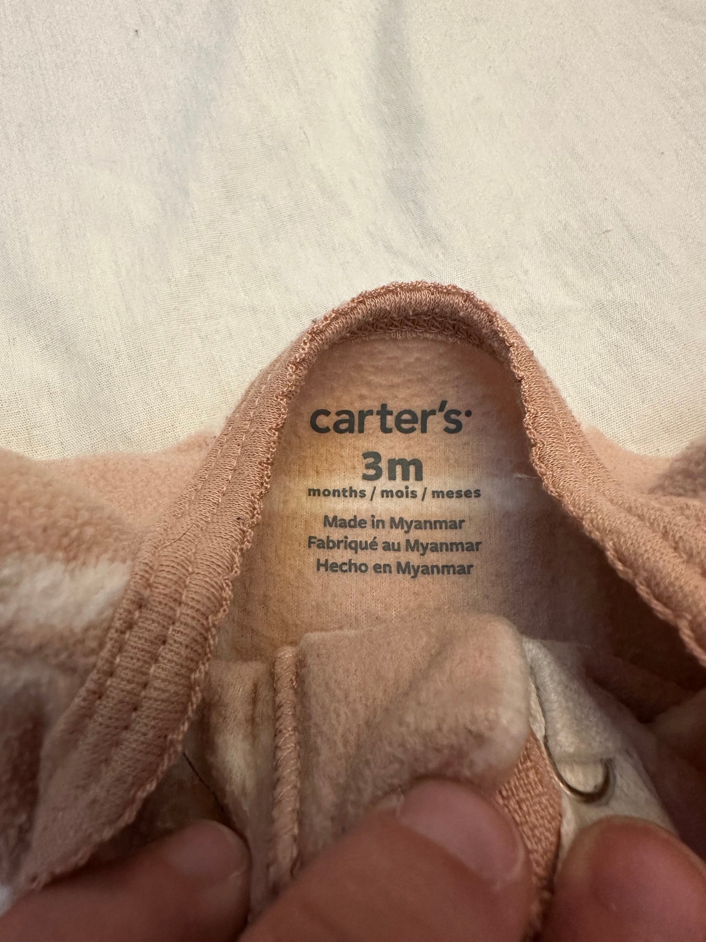 CARTER’S Fleece Sleeper | 3M