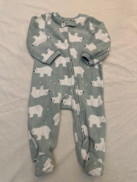 LULLABY Fleece Polar Bear Sleeper | 0-3M