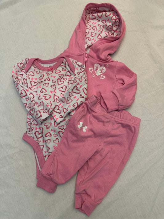 UNDER ARMOUR 3 Piece Set | 0-3M