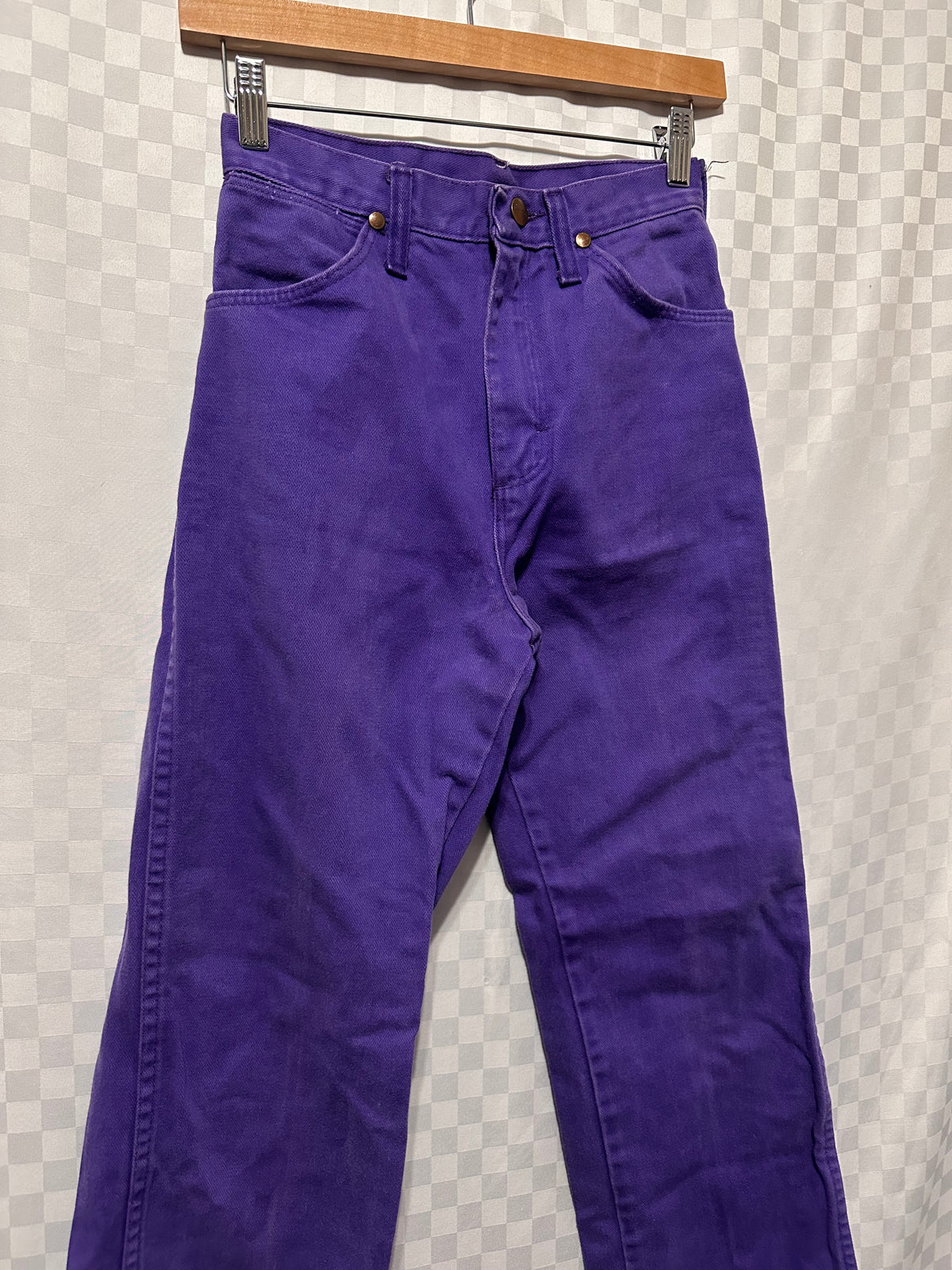 WRANGLER Vintage Purple Distressed Jeans | 3 x 32”