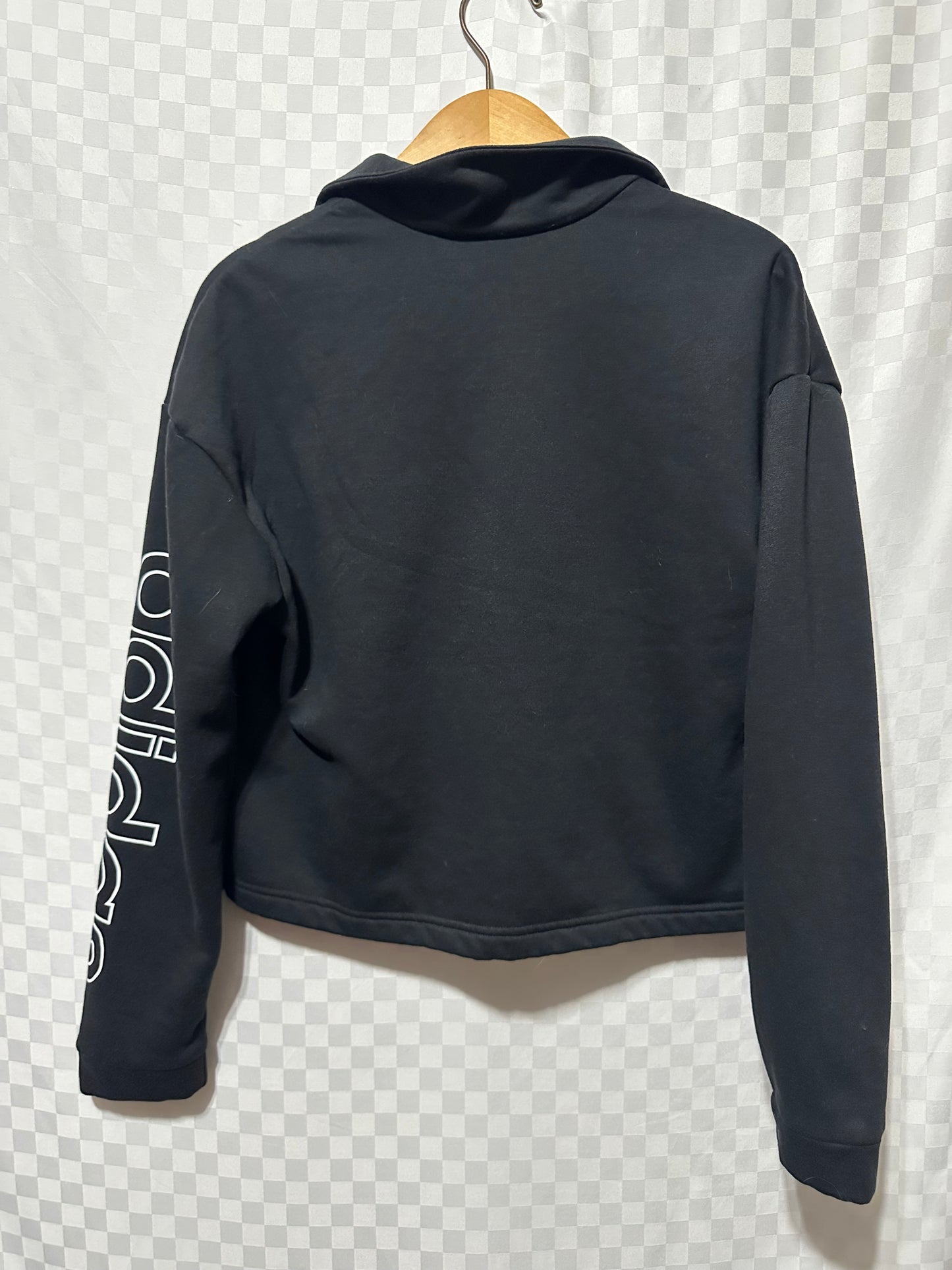 ADIDAS Cropped Quarter Zip Pullover | L