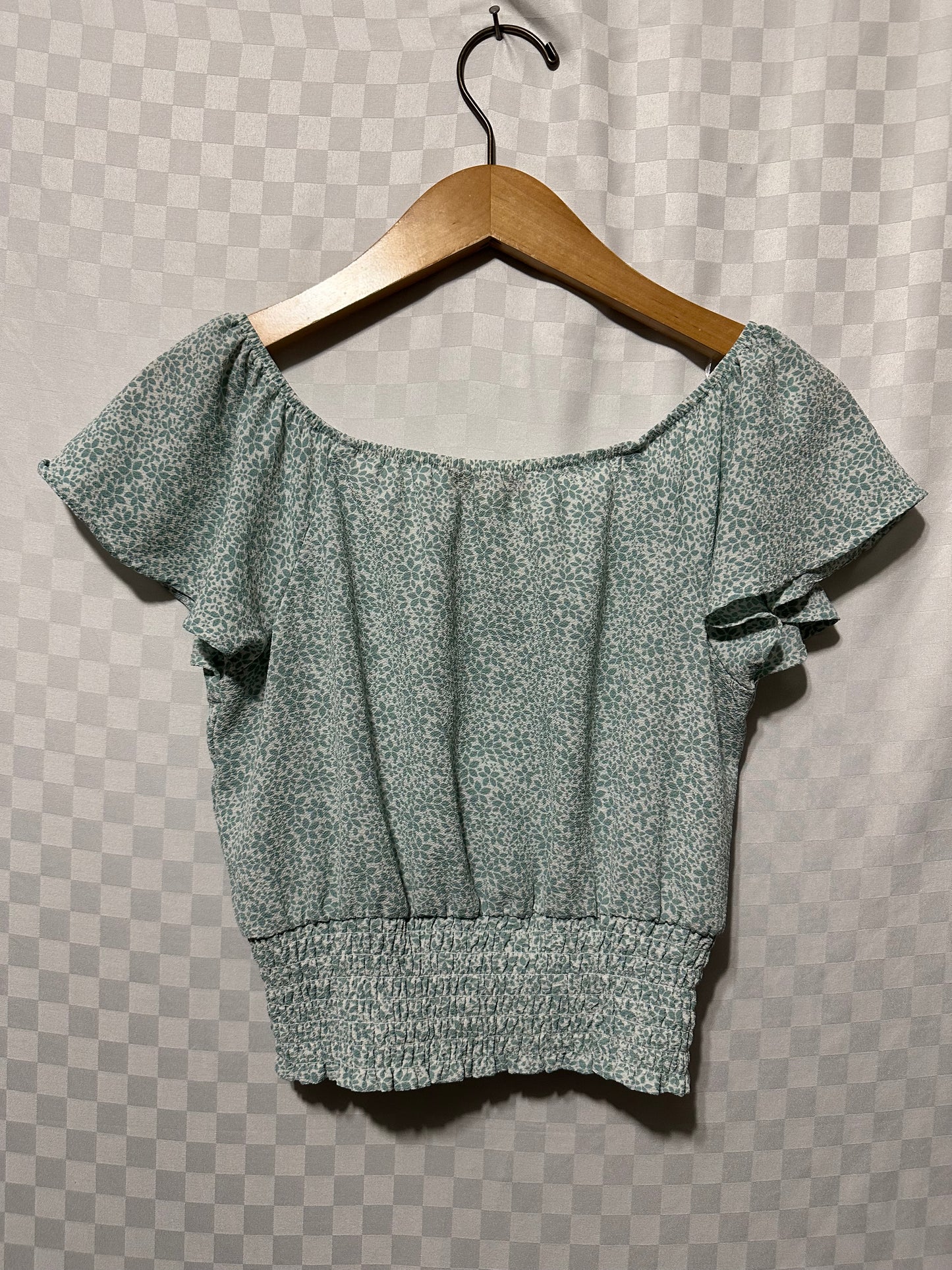 MONTEAU Floral Crop Top | M