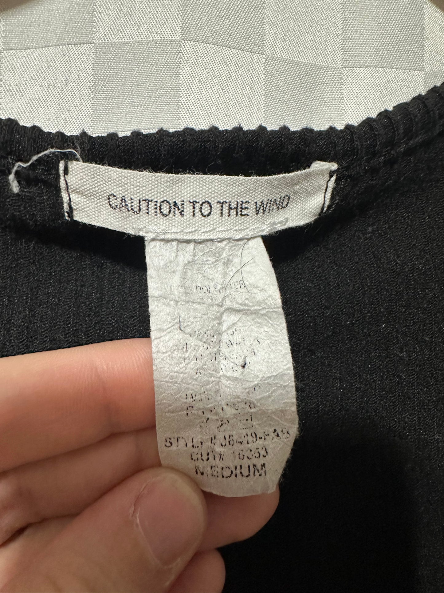 CAUTION TO THE WIND Tank Top | M