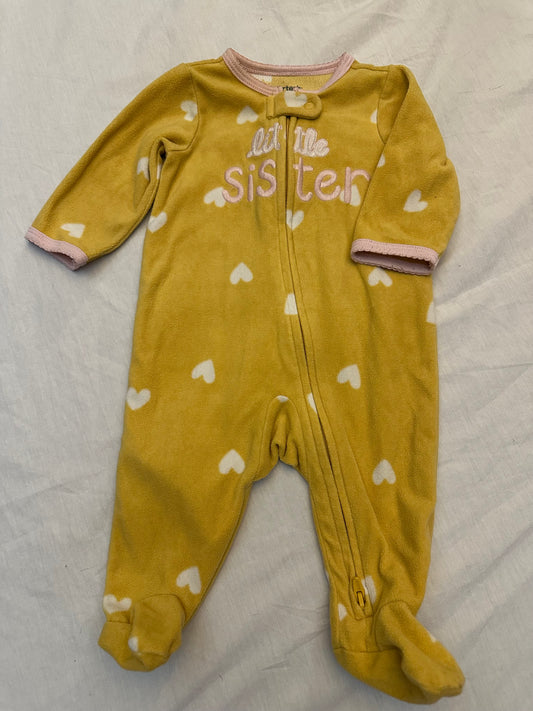 CARTER’S Fleece “Little Sister” Sleeper | 3M