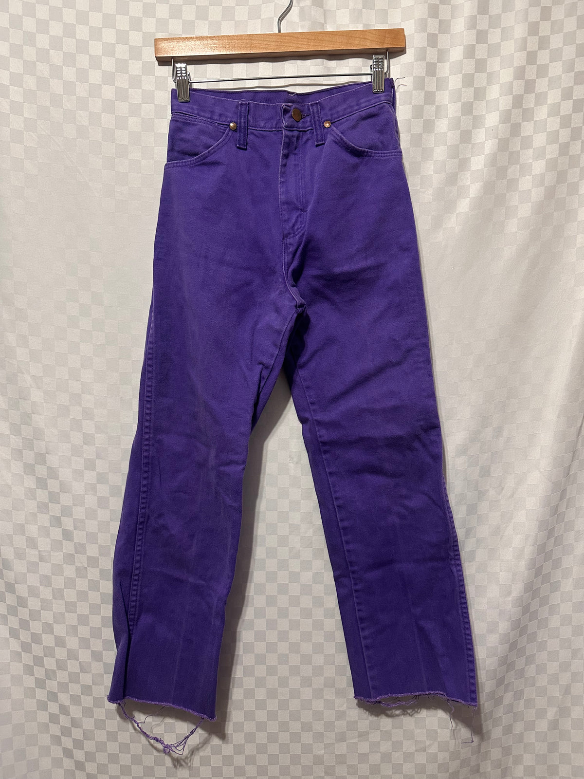 WRANGLER Vintage Purple Distressed Jeans | 3 x 32”