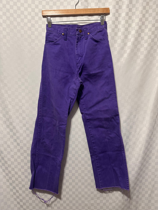 WRANGLER Vintage Purple Distressed Jeans | 3 x 32”