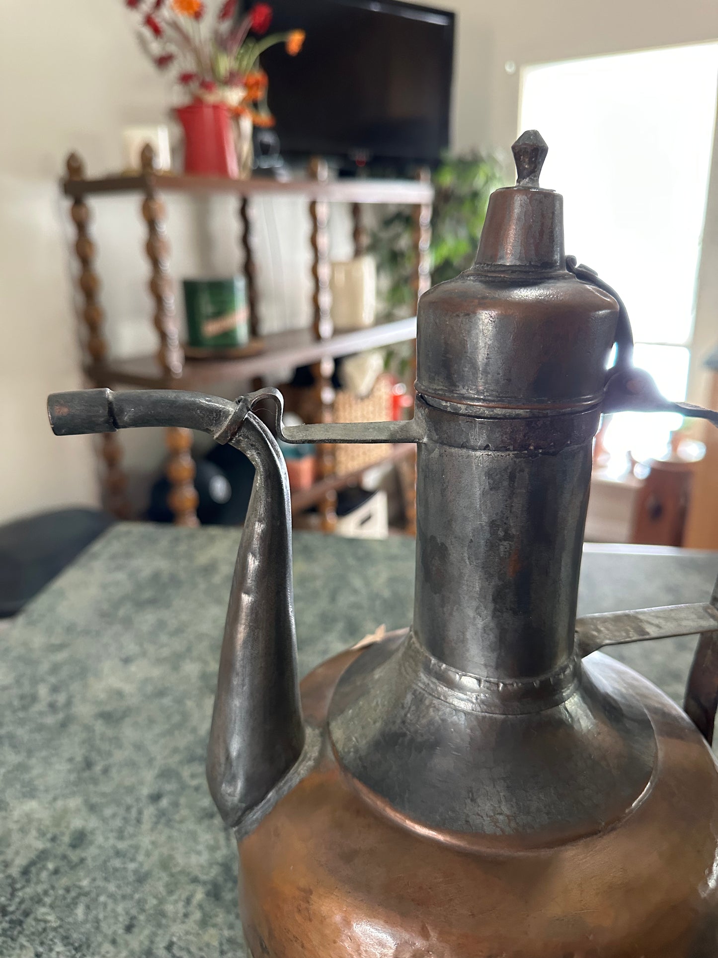 ANTIQUE Turkish Copper Teapot