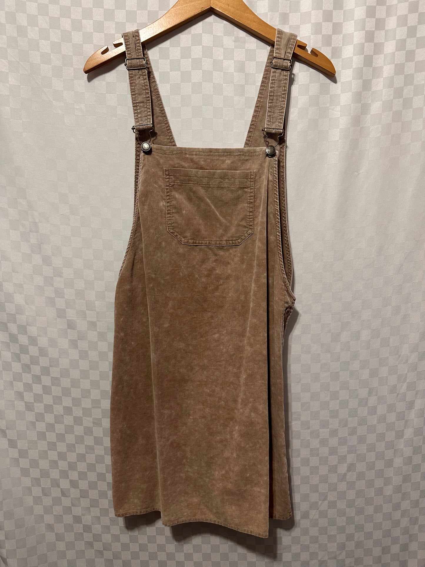 SADIE & SAGE Corduroy Overall Dress | L