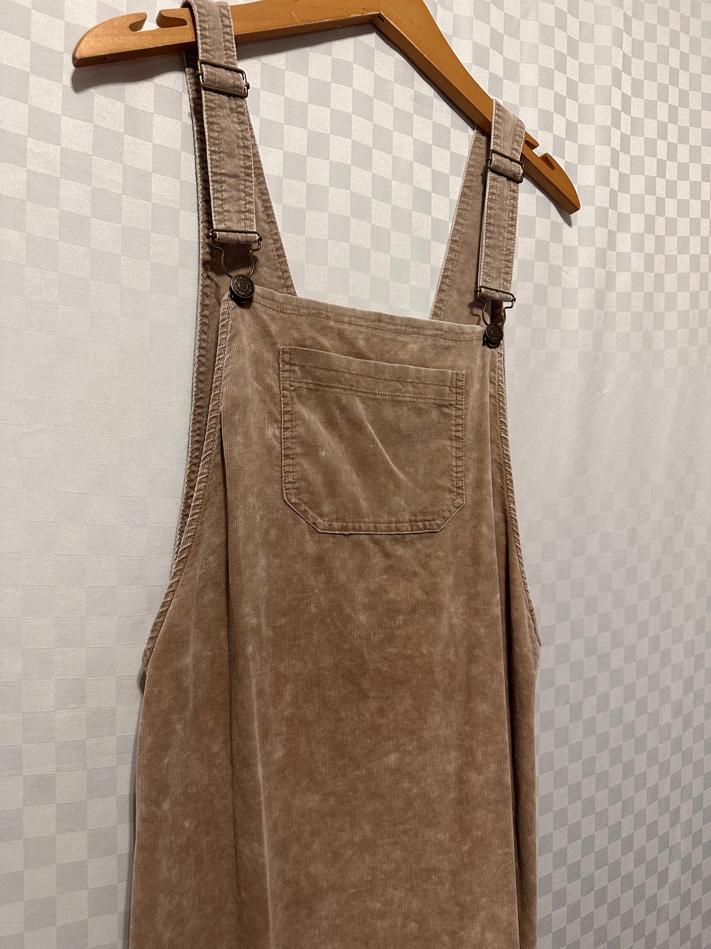 SADIE & SAGE Corduroy Overall Dress | L