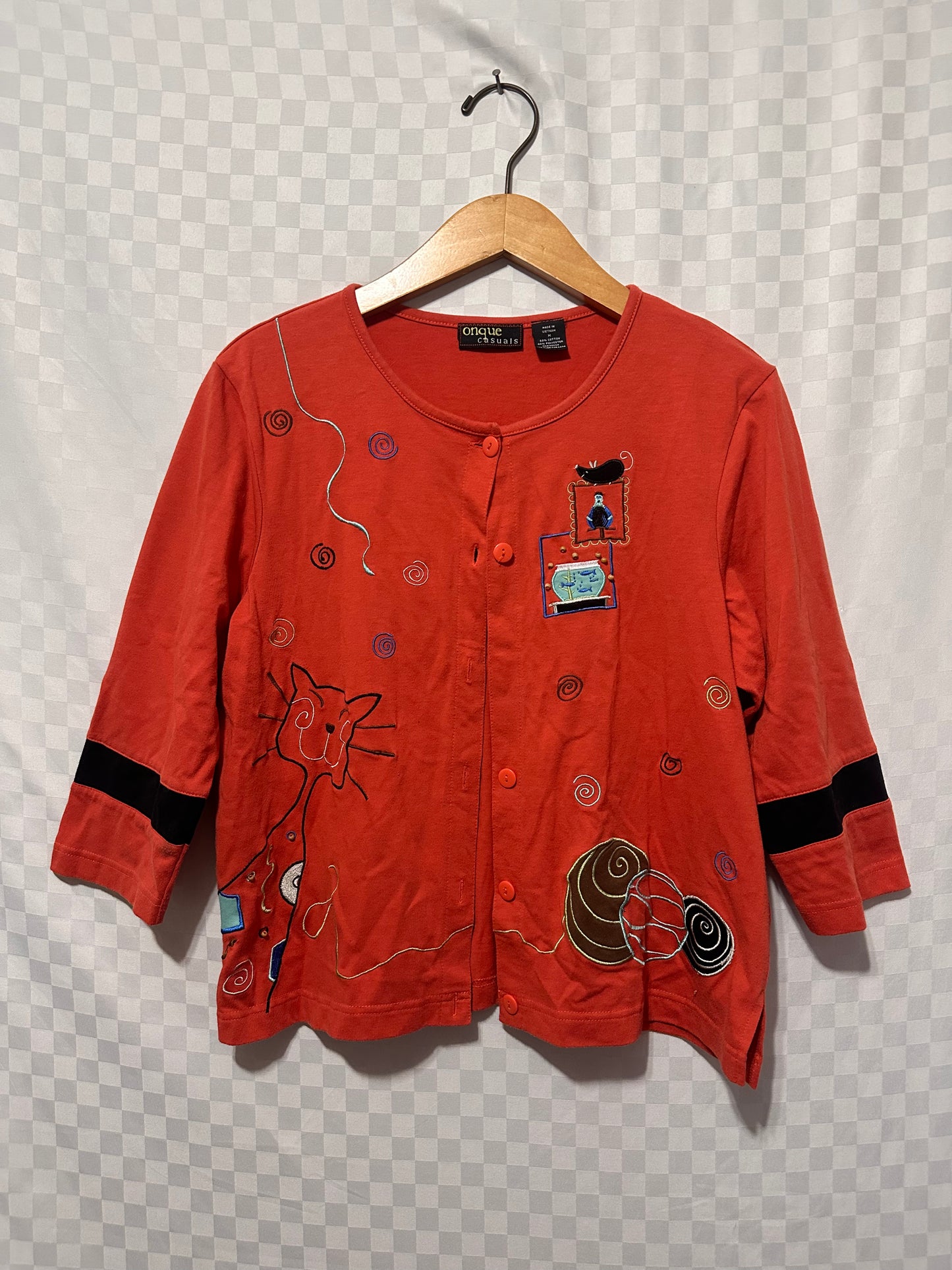 ONQUE CASUALS Cat Cardigan | M